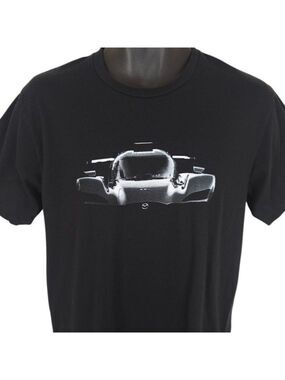 Mazda Motorsports Prototype Race Car T Shirt Mens Size Medium Black Racing